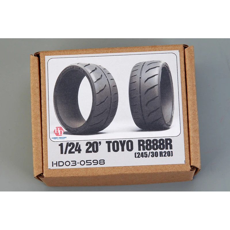 Hobby Design HD03-0598 1/24 20 Toyo R888R ยางรุ่นการปรับเปลี่ยนรถ Hand Made รุ่น