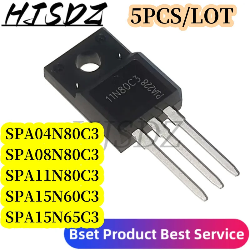 1-5PCS SPA15N65C3 15N65C3 SPA15N60C3 15N60C3 SPA11N80C3 11N80C3 SPA08N80C3 08N80C3 SPA04N80C3 SPA04N