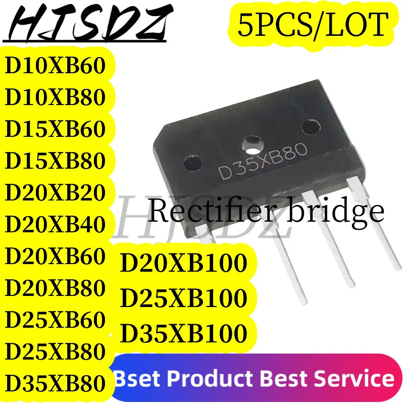 1-5PCS D35XB80 D10XB60 D10XB80 D15XB60 D15XB80 D20XB20 D20XB40 D20XB60 RS2006M D20XB80 D20XB100 D25X