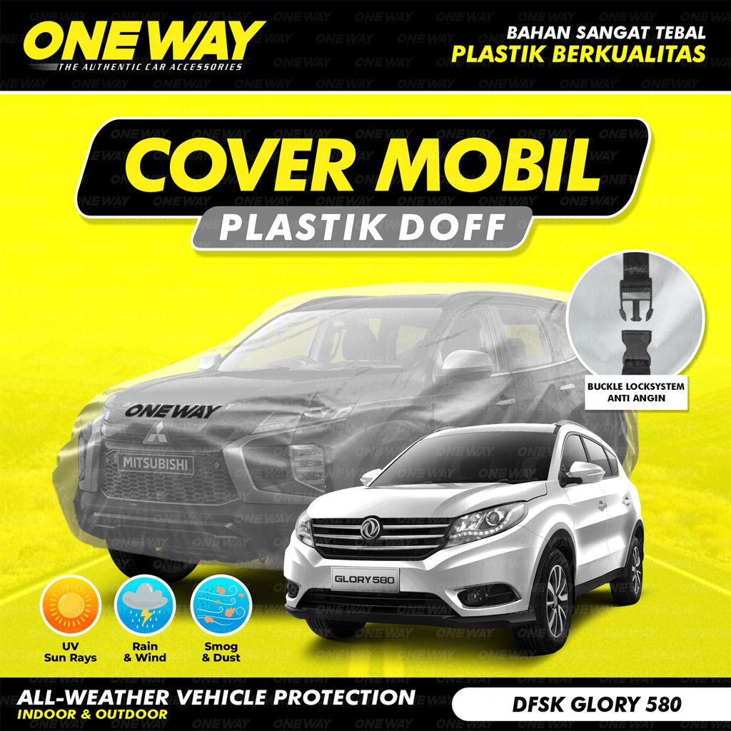 MATAHARI OneWay พลาสติกฝาครอบรถพลาสติกหนา DFSK GLORY 580 iAUTO กันน้ํา Sun ความร้อนในร่มกลางแจ้ง