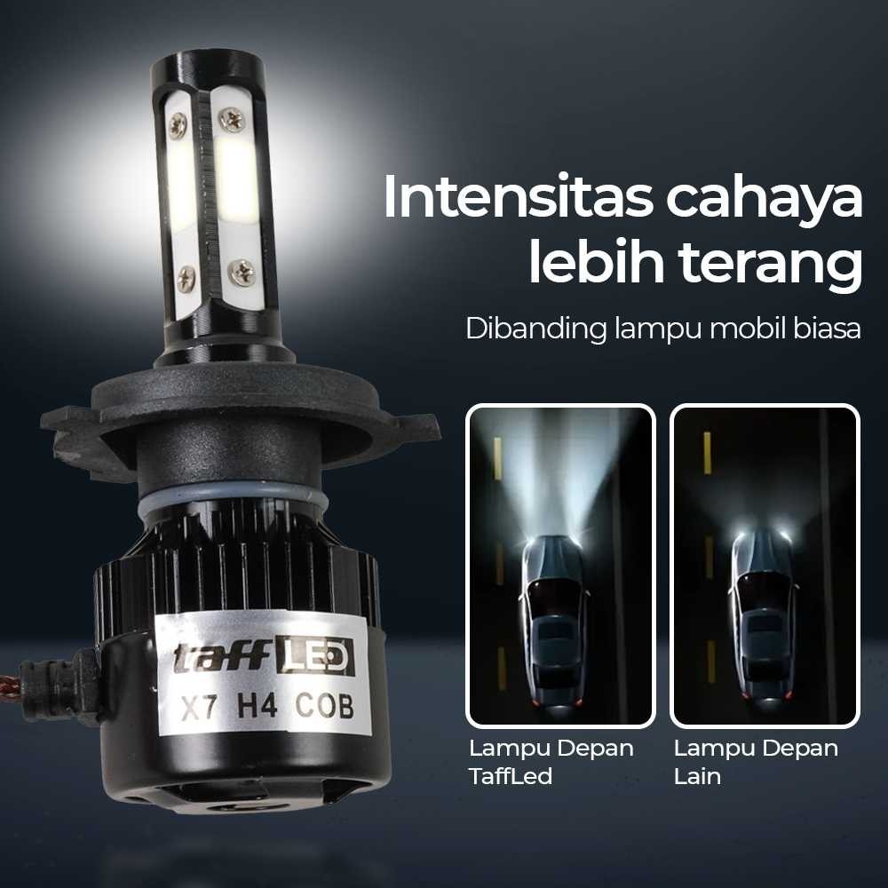 VERDOSTTR LED X7 ไฟหน้ารถ LED COB ไฟหน้า H4 Cool White 2 ชิ้น - 75818-4CN