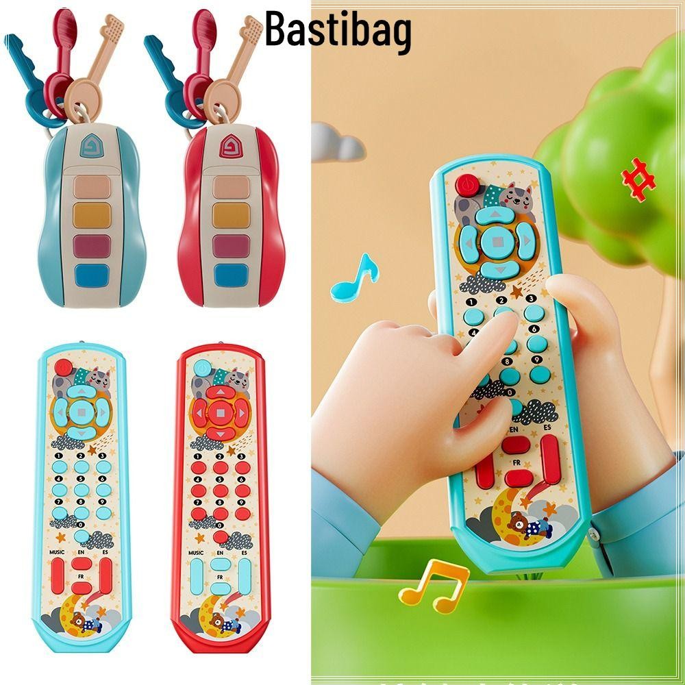 BASTIBAG กุญแจรถจําลอง, พลาสติกพร้อมของเล่นเด็กเพลง, เสียงตลกและแสงหลากสีการพัฒนาทางปัญญา Early Educational Plaything สําหรับเด็ก
