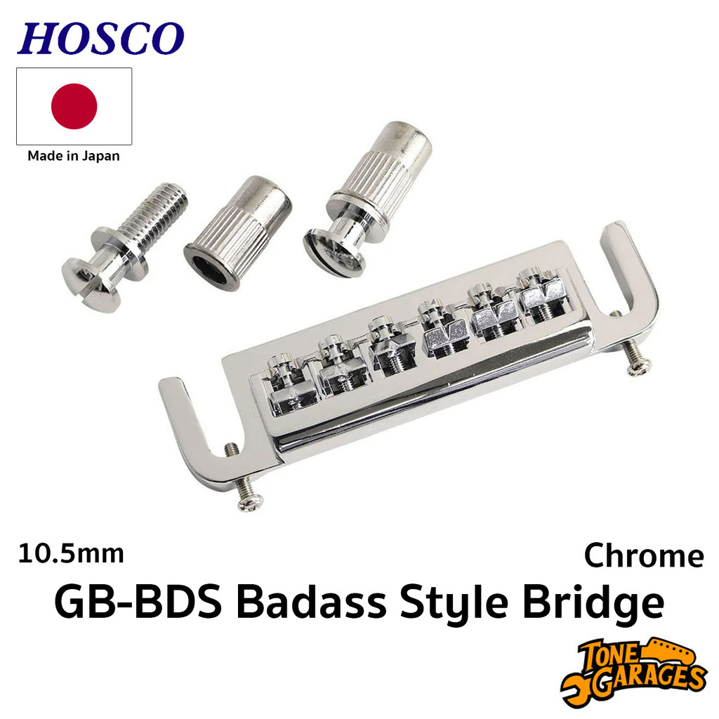 Hosco GB-BDS Badass type Bridge บริดจ์กีต้าร์ Made in Japan