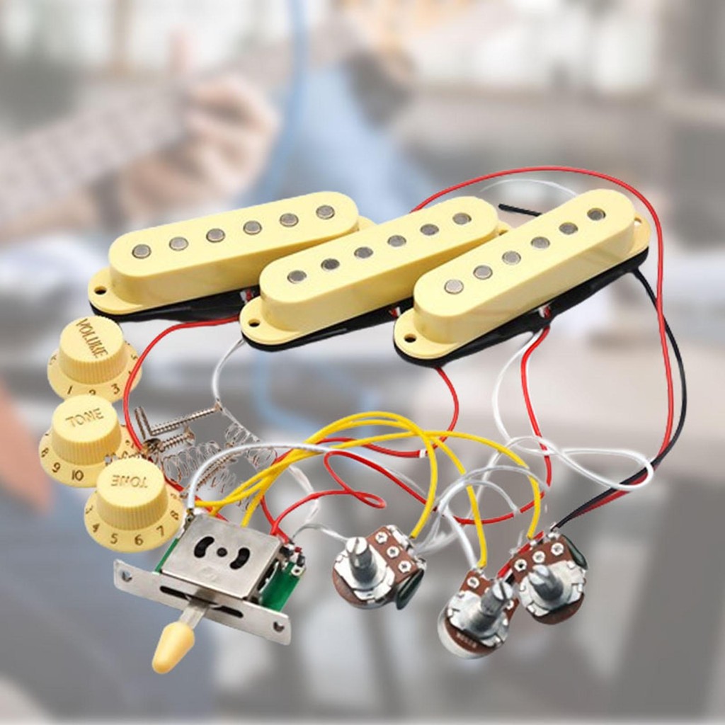 [lacooppia11] ปิ๊กอัพกีต้าร์, อะไหล่คอ E- ...bridge สําหรับเครื่องมือกีตาร์ไฟฟ้า ST