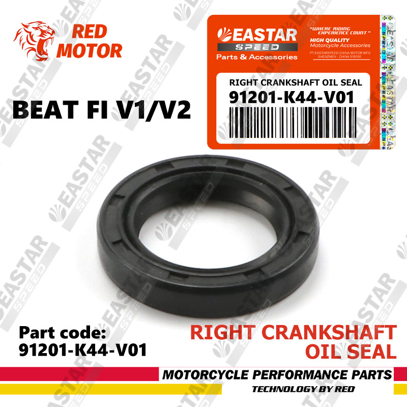 Right CrankShaft ซีลน ้ ํามันสําหรับ Beat Fi V1/V2 91201-K44-V01 ( แม ่ เหล ็ กด ้ านข ้ าง )