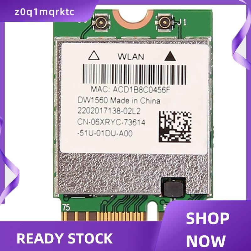 z0q1mqrktc BCM94352Z DW1560 M.2 อะแดปเตอร์ Wifi การ์ดไร้สาย 1200Mbps 802.11Ac 2.4 Ghz/5G 4.0 NGFF กา