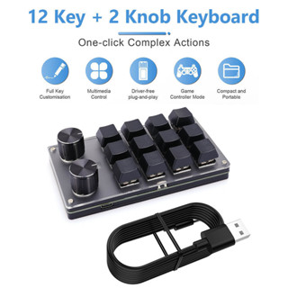 [colog.th] 12 Key 2 Knob Programming Macro Custom Knob Keybo…