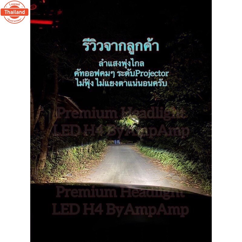 จัดส่งจากกรุงเทพ+จัดส่งฟรี genuine Y8 รุ่นใหม่20231คู่ หลอดไฟหน้าLedมินิโปรเจคเตอร์ รุ่นY8 Y6 Y19 ขั