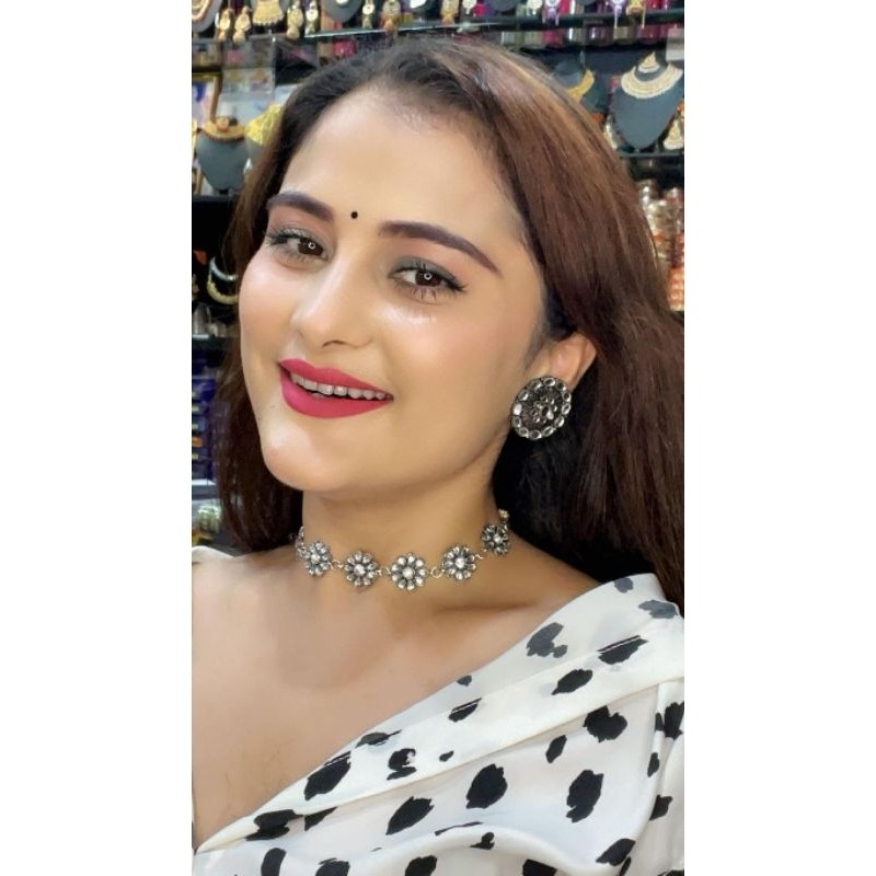 ชุดสร้อยคอต่างหู/งานOxidized/งานนิ่ม/สินค้าพร้อมส่ง