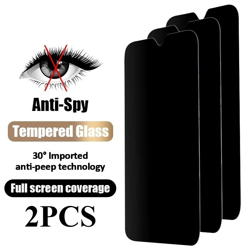 2PCS Ultra HD ฟิล์มกระจกนิรภัยสําหรับ TCL 20Y 20S 20L + 20L 20E 20B 205 กันน้ําสีดําขอบฟิล์มแก้วสําห