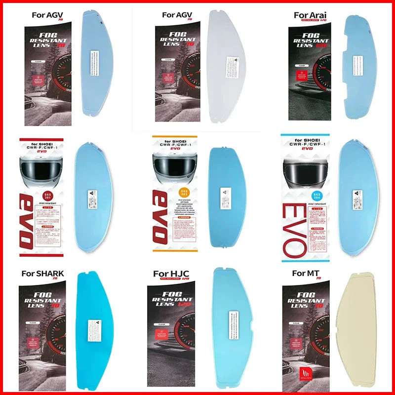 2025NEWproof2024 ใหม่ � �   หมวกกันน็อครถจักรยานยนต์Visor Anti-Fogฟิล์มสําหรับAGV Shoei Hjac K1 K3SV K5 Track Glamster Rpha70 Rx7x TT Rhythm FF353 Pinlockฟิล์มเลนส์