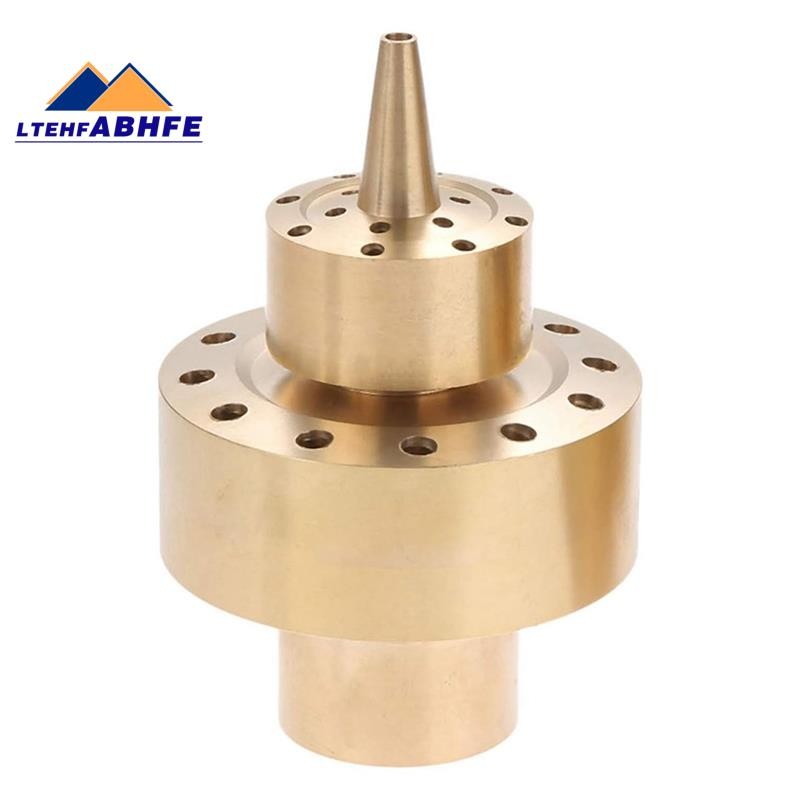 [ขายร้อน L]1 นิ้วทองเหลือง DN25 หัวฉีดน้ําพุคอลัมน์น้ําพุหัวฉีดสปริงเกลอร์สเปรย์หัวสําหรับบ่อนําภาพท