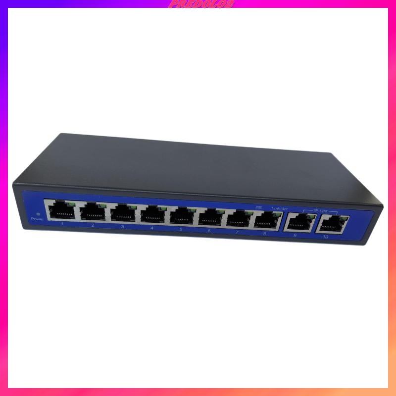 [Predolo2] 9Ports Power Over Ethernet PoE Switch 4,5+/7,8- รองรับ 12V 24V 48V ใหม่