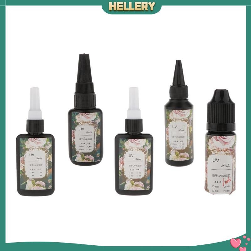 [HelleryPH] อีพ็อกซี่ใส UV Resin Liquid Epoxy Resin Dye โปร่งใสสีสันสําหรับ UV Resin Colouring, วัสด