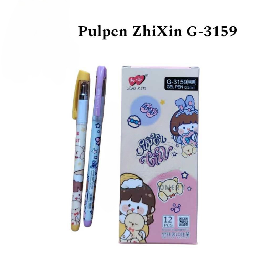 Zhi Xin G-3159 ปากกาหมึกเจล 0.5 มม. ZhiXin Super Girl Variant สีดํา - ของฉัน