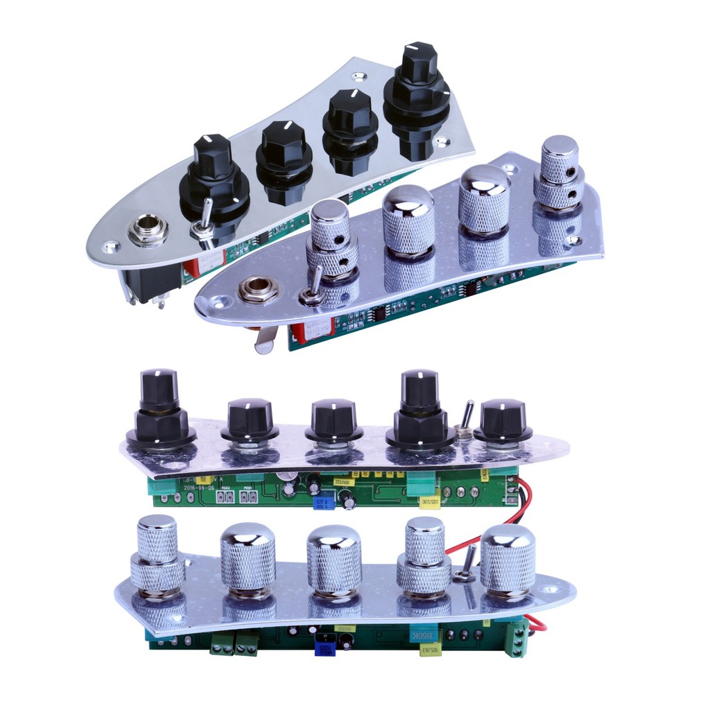 5 JB Bass 5 String Bass Iron Plate Line กีตาร์ไฟฟ้าเบสแบบมีสายควบคุม Board ใช้งานร่วมกับ 4/5 String 