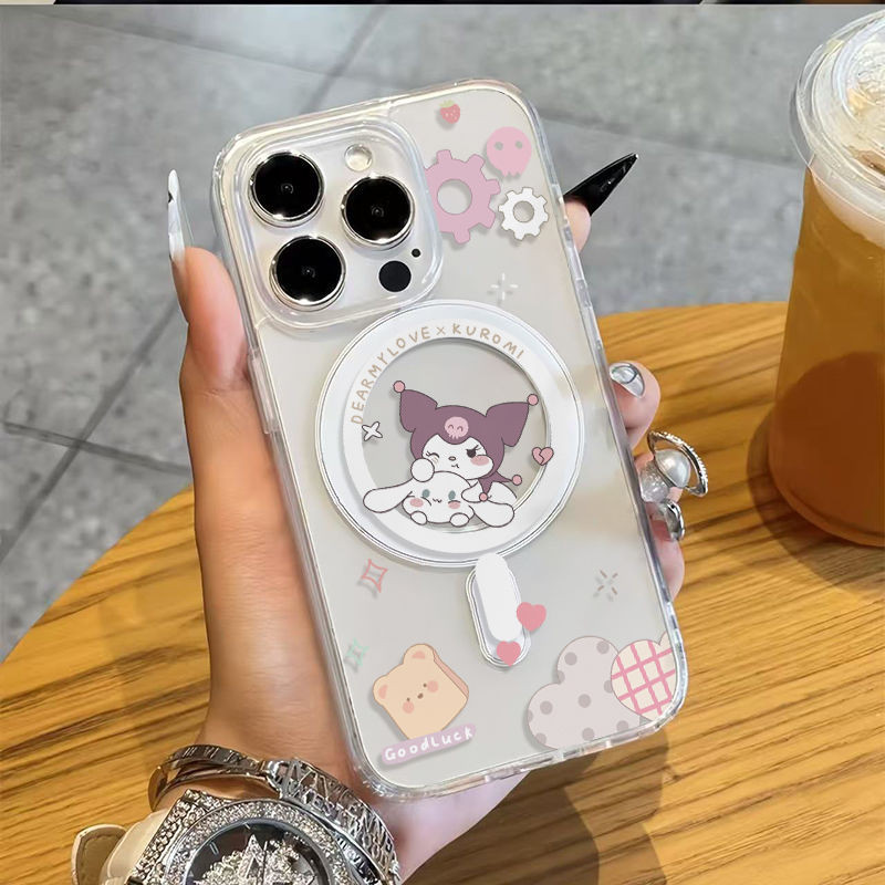 💖Just💖 เข้ากันได้สำหรับ iPhone เปลือกดูดแม่เหล็ เคสไอโฟน 16PROMAX 14PLUS Apple 15PROMAX 12/13PRO 14PROMAX 11PRO-HLYCK423