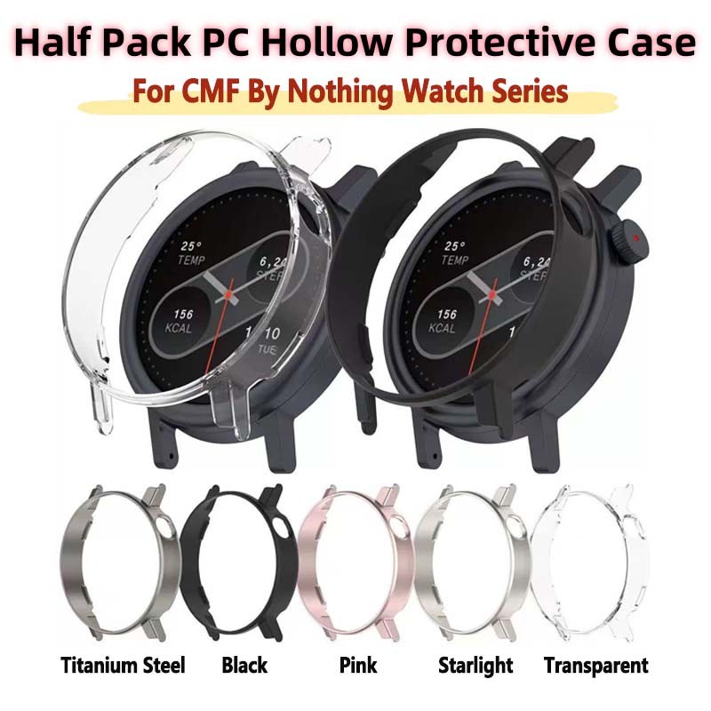 PC Hollow เคสป้องกันเหมาะสําหรับ CMF โดย Nothing Watch 3 Pro 2 Series SmartWatch ธุรกิจ Precision Ho