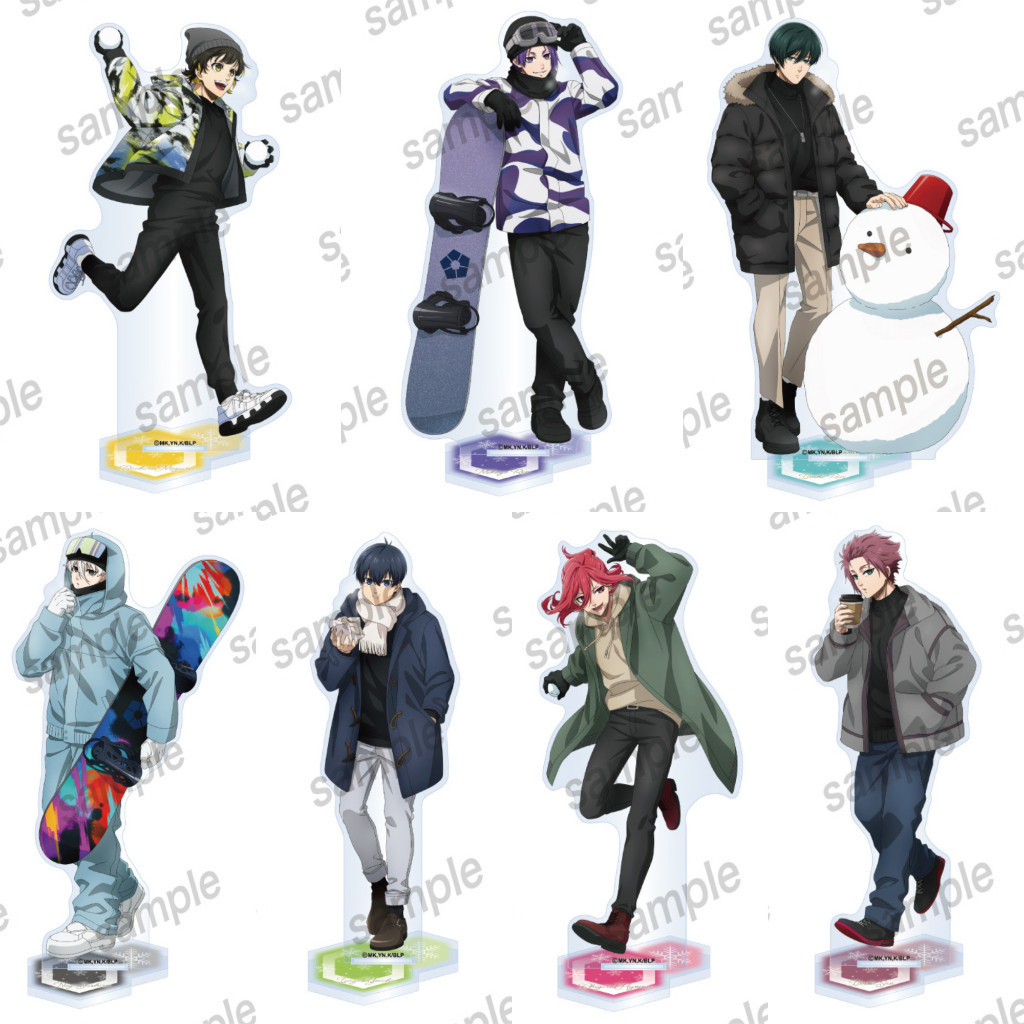 BLUE LOCK ver SKI standee โมเดลอะคริลิค อะนิเมะ micha chibi ตกแต่งจอแสดงผล