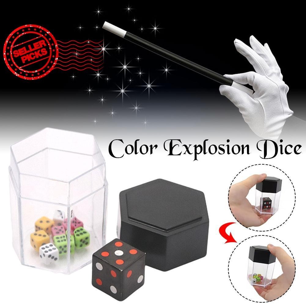 ระเบิดลูกเต๋าระเบิด Easy Magic Tricks สําหรับเด็ก Magic Prop ความแปลกใหม่ของเล่นตลก Close-up G6l6