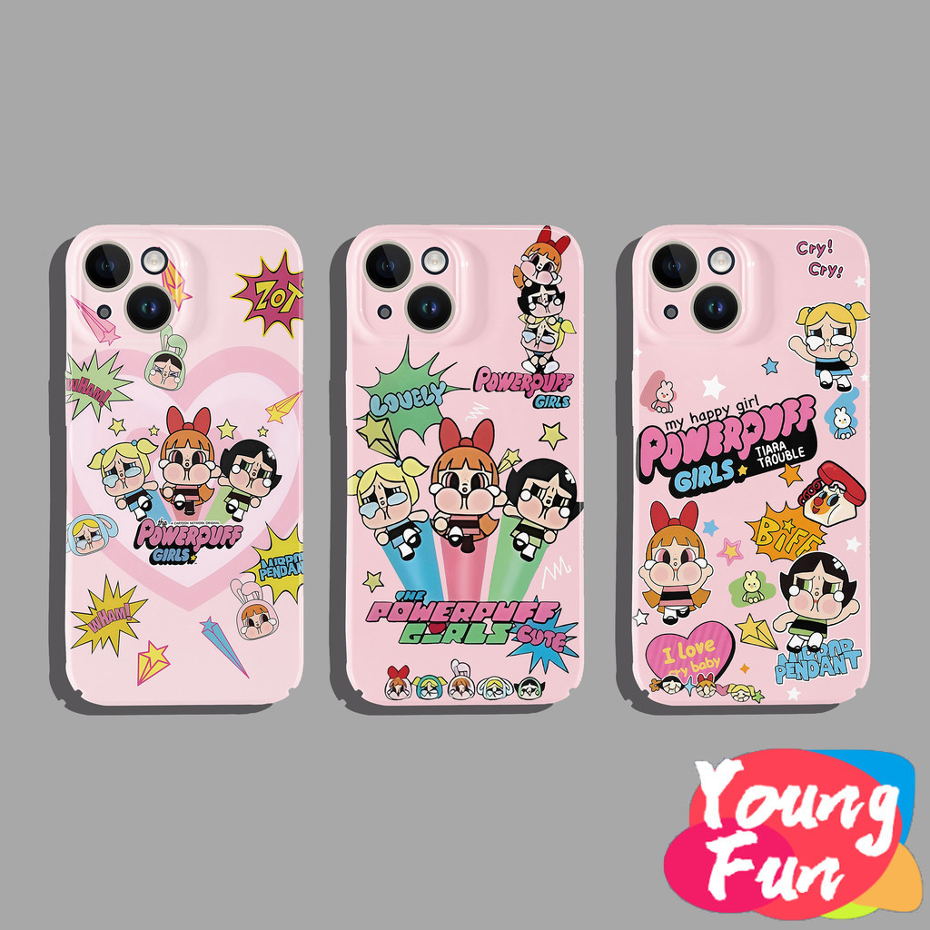 ตำรวจหญิงน้อย เคส Huawei ThePowerpuffGirls Nova 7i 3i 4e 9SE 3e 5T 7 7 Pro 7se Honor 8X Y9 2019 Y9 Prime 2019 Y7A นิรภัยสําหรับ ลายการ์ตูนชินจัง/สัตว์การ์ตูน