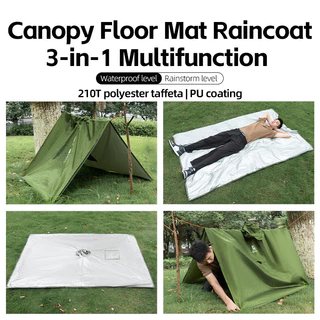 【TH Delivery】Qunature Raincoat เสื้อกันฝน เสื้อกันลม กันน้ำ น้ำหนักเบา สำหรับเดินป่า ปีนเขา ตั้งแคมป์ ระบายอากาศได้ดี มีแถบสะท้อนแสง สำหรับกิจกรรมกลางแจ้ง