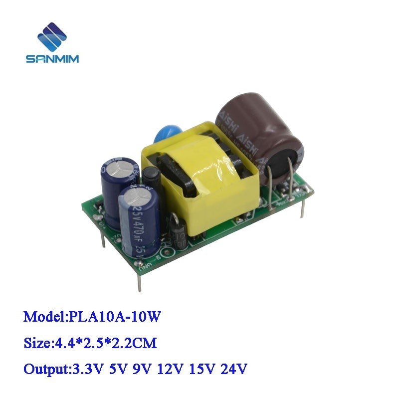 ✯1PCS SANMIN AC220V to 5V 2A Power supply Isolated switching power supply module 220V to 5V bare boa