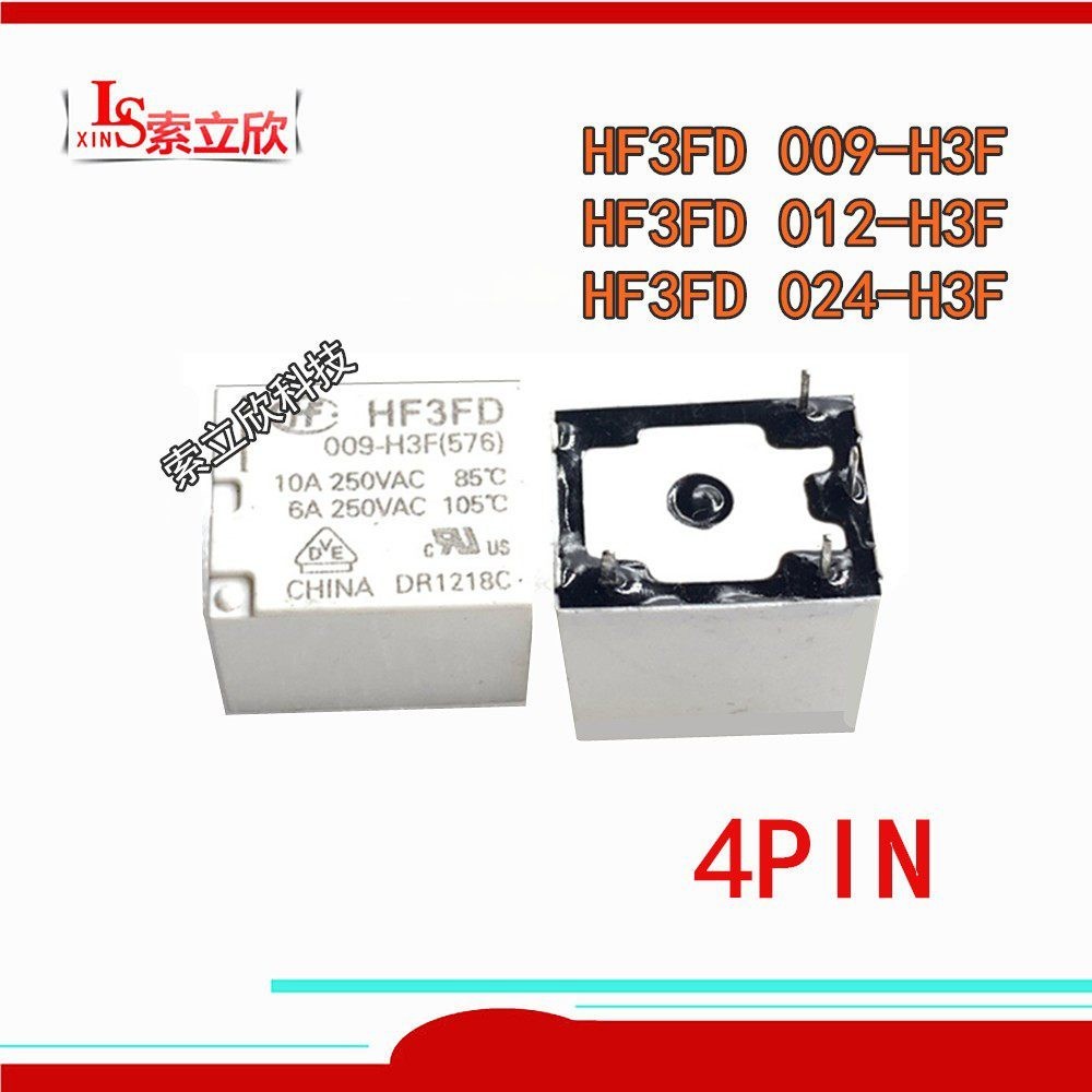 ✡10PCS/lot   New Relay  HF3FD 009-H3F (576)  HF3FD-009-H3F   HF3FD 012-H3F   HF3FD 024-H3F (576)  HF