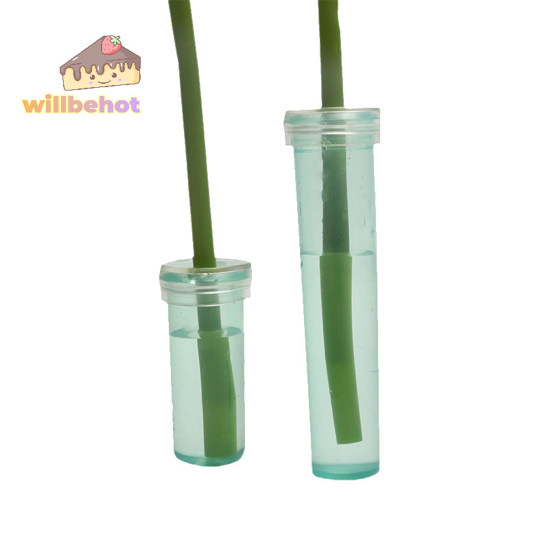 [WillbehotT] 10 ชิ้นดอกไม้หลอดเก็บถังตัดดอกไม้ Florist Supplies หลอดดอกไม้แจกันพลาสติกหัตถกรรมเด็กวัยหัดเดิน Vials น้ํา [ใหม่]