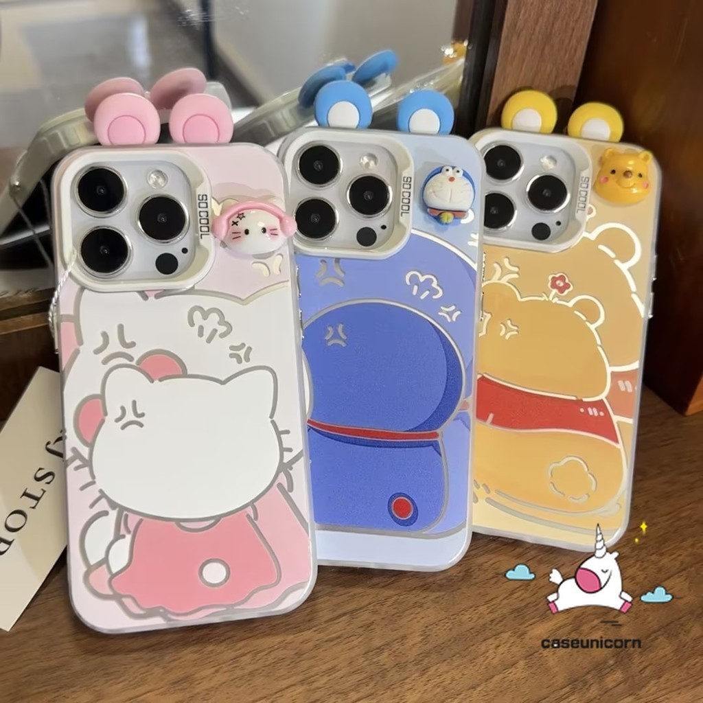 SAMSUNG สําหรับsamsung A05s A34 A15 A24 A05 A12 A14 A35 A32 A25 A54 A20 A10s A50 A13 A52 A23 A30s A03 A21s A20s A04s A31s A53 3DกรณีKitty A50s A31s A31s A03 ตุ๊กตาKitty A31s A53 3DกรณีKittyตุ๊กตาKitty