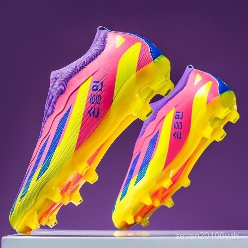 Mens Soccer cleats รองเท้าฟุตบอลระบายอากาศ spikes Anti-SLIP รองเท้าผ้าใบในร่มกลางแจ้งขนาด35-45 culw