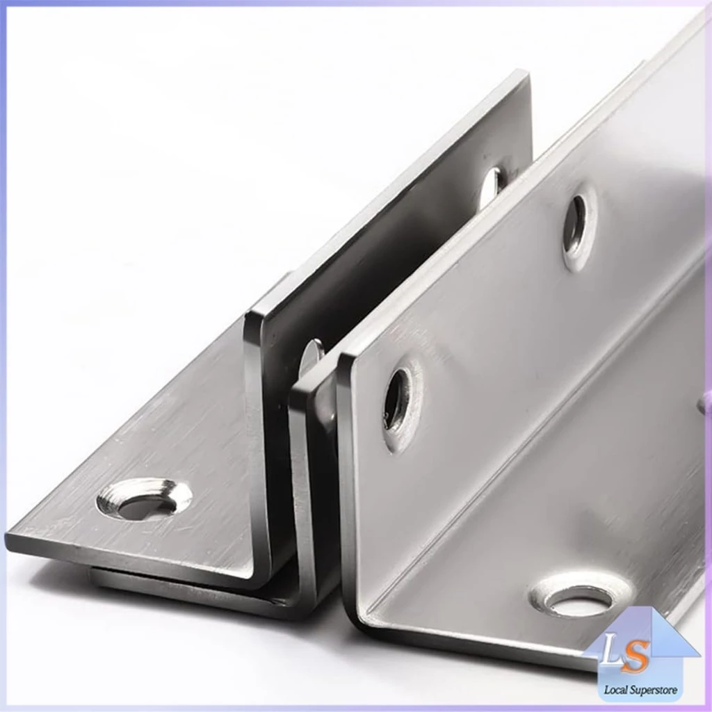 เหล็กฉาก สแตนเลส DIY ไม่มีสกูแถม ฉากค้ำ ฉากยึดผนังสแตนเลส มุมฉาก 90 องศา corner brace