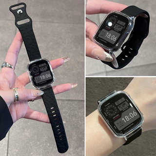 แกะสลักสายนาฬิกาซิลิโคนสําหรับ Xiaomi Redmi Watch 5 Active Smartwatch สร้อยข้อมือ Loop สายนาฬิกาสําหรับ Redmi Watch 5 Lite สร้อยข้อมือเปลี่ยนสายรัดข้อมือ
