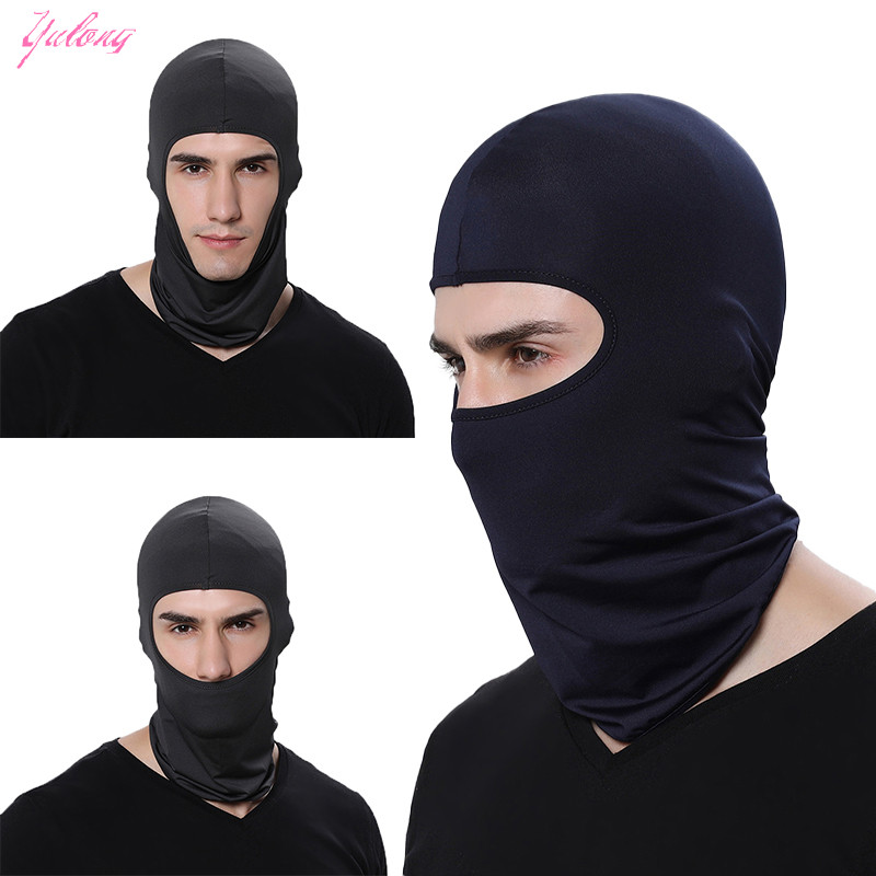 [Yulong] ผู้ชายผู้หญิงฤดูร้อน Balaclava Sun UV Face Shield Full Face Cover Neck Hood Headwrap TH