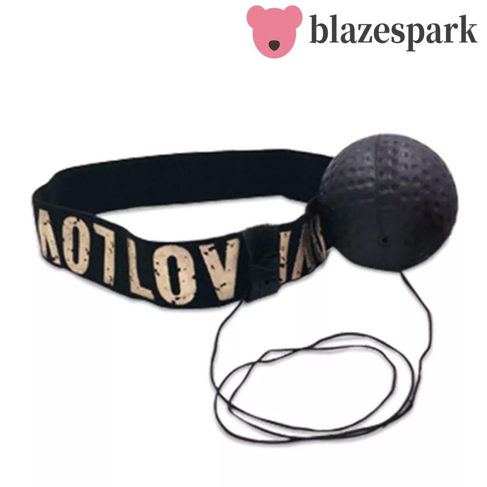 Blazespark ลูกบอลชกมวยพร้อมสตริง Professional PU กระสอบทรายหัวอุปกรณ์ออกกําลังกายมือตอบสนองตาความเร็วหมัดบอลมวย Reflex Ball