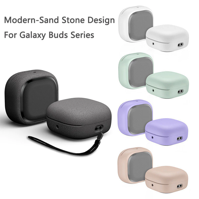 เคสกันกระแทก SandStone รองรับ Samsung Galaxy Core/ FE/ 2 Pro/Buds2/Buds Pro/Buds Pro 2 พร้อมเชือกเส้นเล็ก