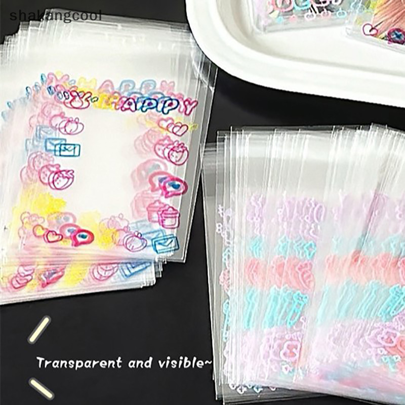 Sgl 20/50/100 ชิ้น Kawaii โปร่งใสแขนน่ารัก Photocard แขน Idol Photo ป้องกันกระเป๋า Graffiti Self-กาวกระเป๋า SGL