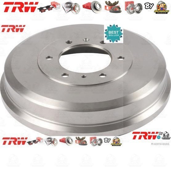 TRW จาน ดรัมเบรค 1 ใบ จานดรัมเบรคหลัง ดรัมเบรคหลัง เหล็กเกรด GG20 DB 7088  Isuzu D-Max, DMAX 2WD,4WD