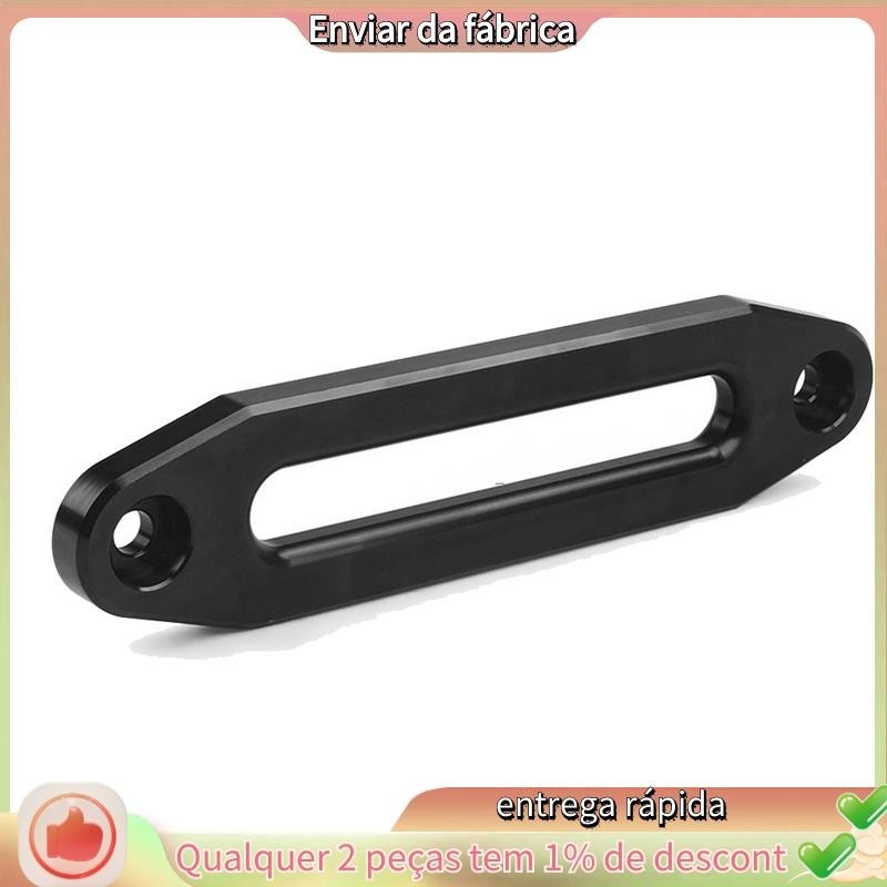 1 ชิ้น 10 นิ้ว 254 มม.อลูมิเนียม Hawse Fairlead 8000-15000 LBs สังเคราะห์ Mount - Winch เชือกสําหรับ SUV ATV UTV