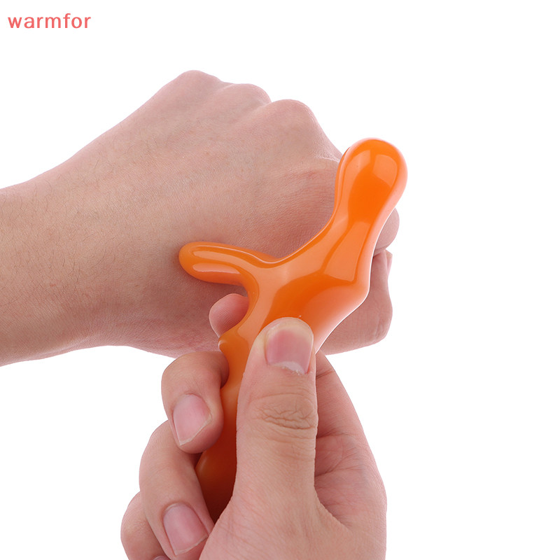 (วอร์มฟอร์) เครื่องนวด อุปกรณ์รูปนิ้วหัวแม่มือผ่อนคลายกล้ามเนื้อเครื่องมือหน้าหลังที่ไม่ซ้ําเครื่องนวดหนังศีรษะด้วยตนเองเส้นเมอริเดียนปฏิบัติพังผืด