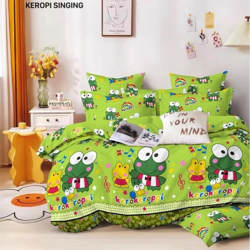 ชุดผ้าคลุมเตียง โดราเอมอน Hello Kitty Keroppi ขนาด 90x200-200x200 thumbnail 3