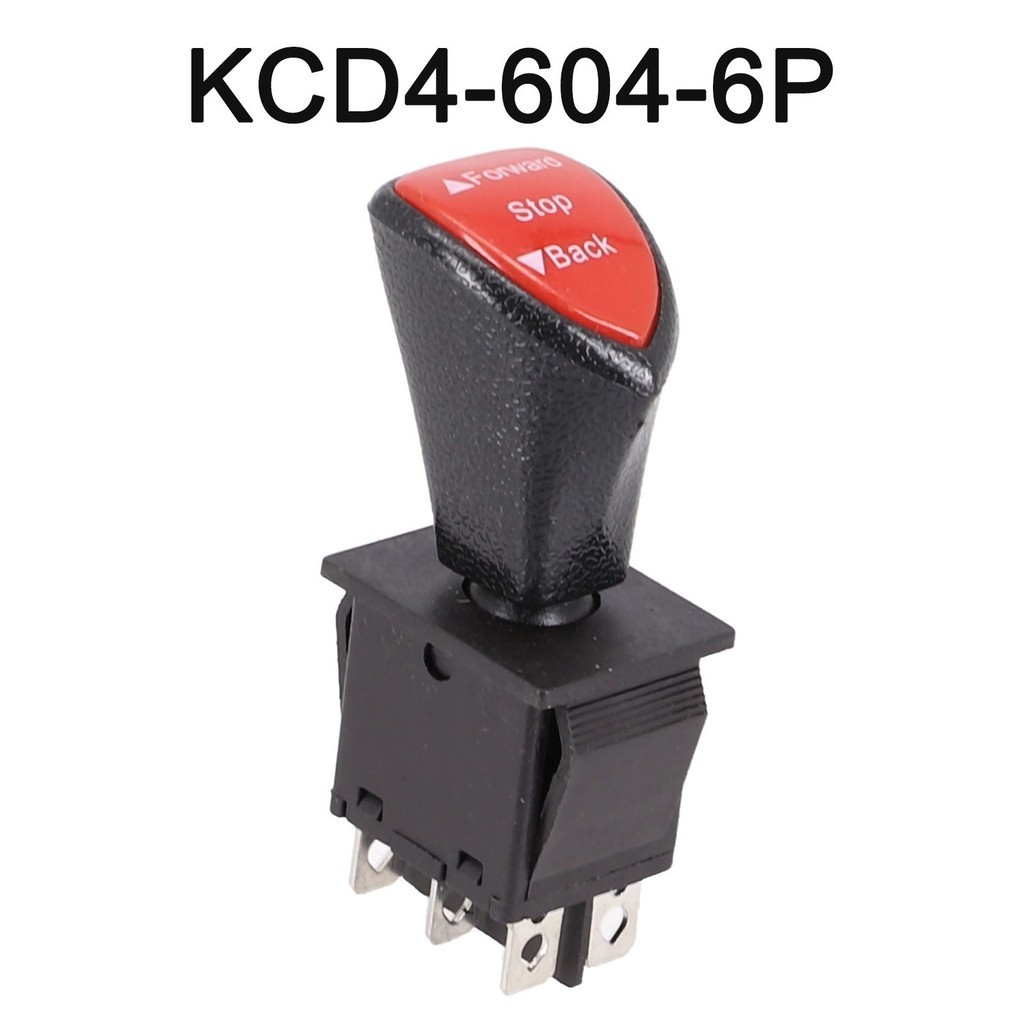 Forward-stop-back DPDT 6Pin Latching Slide Rocker Switch KCD4-604-6P 125V 250V Good Product