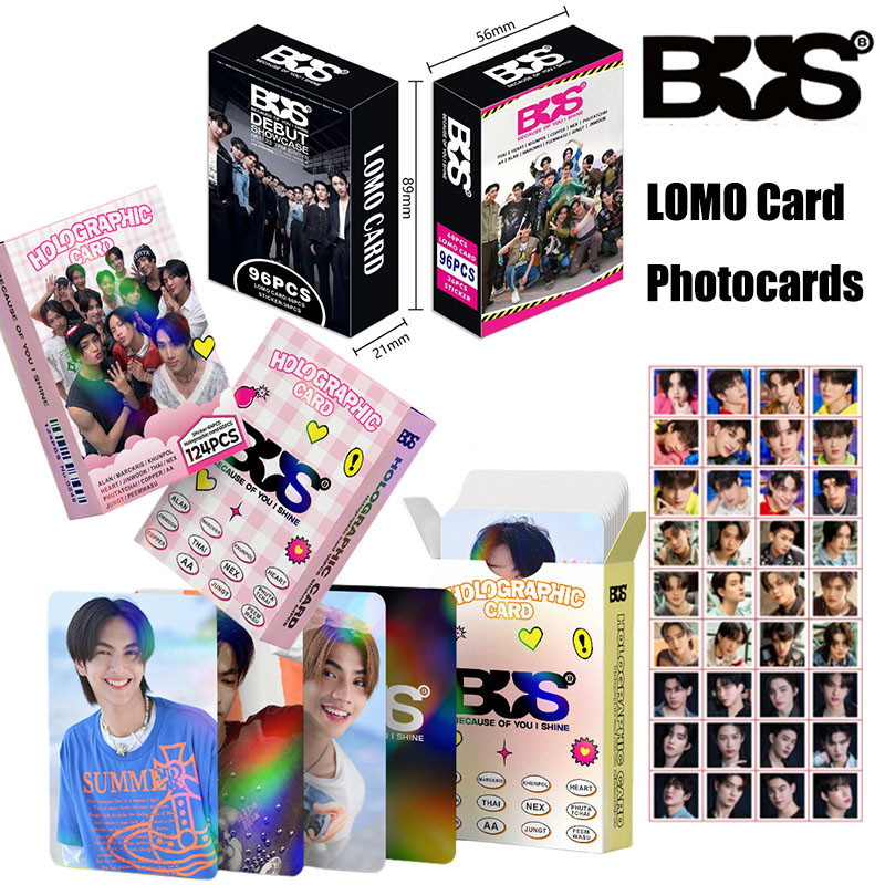 Bus Lomo Card 30/96/124 ชิ้น Bus Photocards Feeling Bab Wa Ooh เพราะคุณ I Shine Photocard Lomocard Holographic Photocard