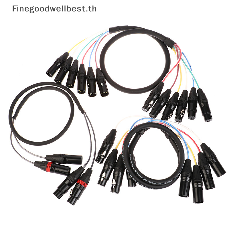 FBTH 2 4 6 Channel Multi-Media 3 Pin XLR Cable Male To Female Balanced Audio Extension Cord HOT