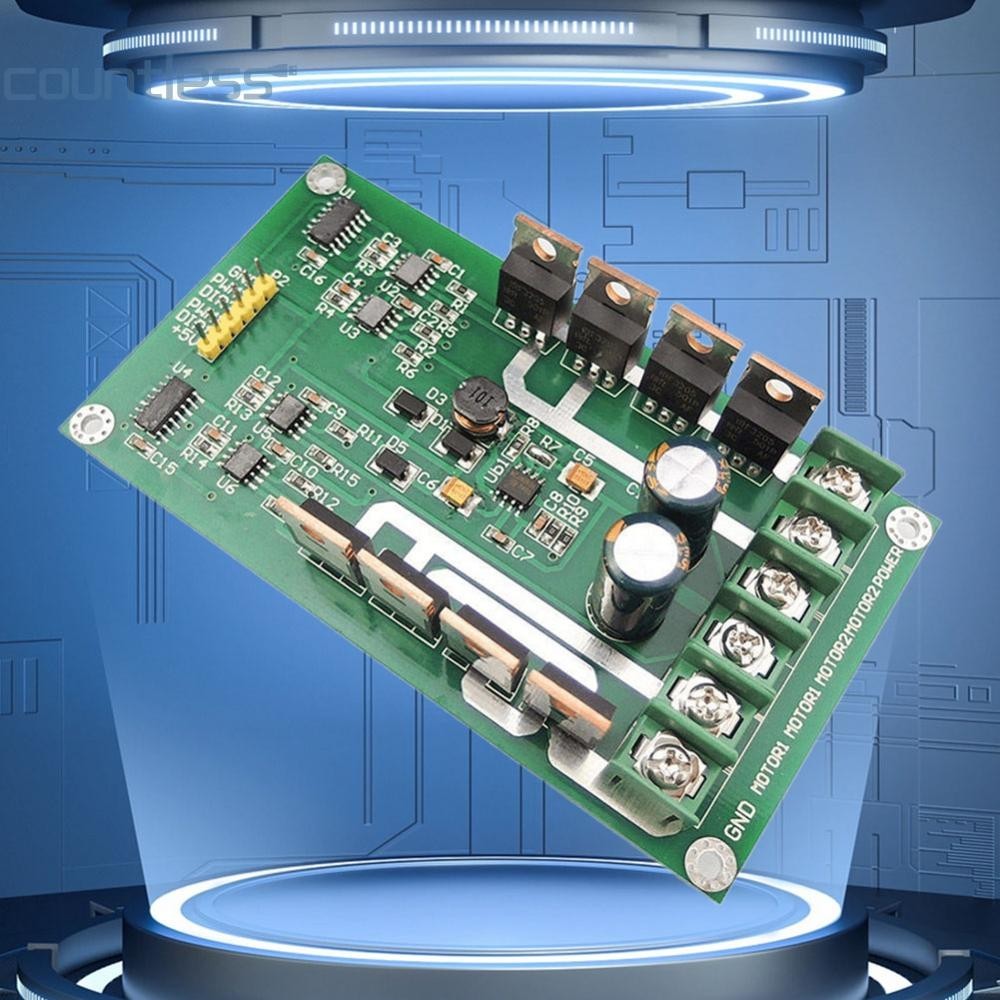 10a DC Motor Driver Board Dual Motor Driver Board Module IRF3205 H-bridge MOSFET [cuntless.th]