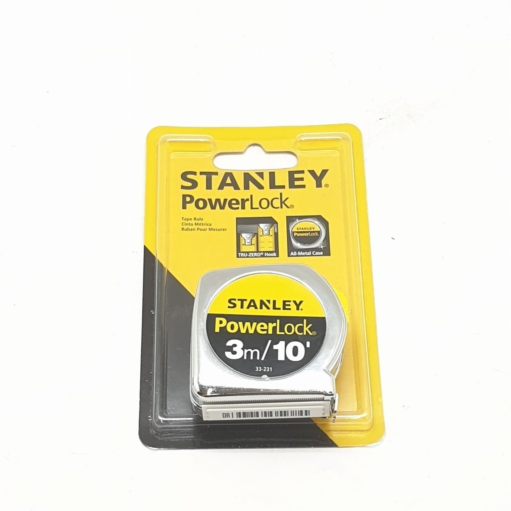 Ghouse Online STANLEY ตลับเมตร 3 เมตร รุ่น POWERLOCK 3M 33-231 สินค้าขายดี!