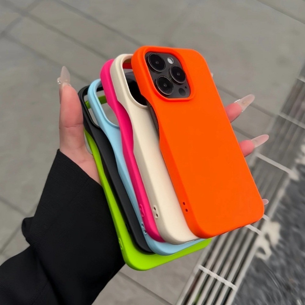 หรูหราบางเฉียบครึ่งขอบเคลือบเคสโทรศัพท์สําหรับ ไอโฟน 16 11 12 13 14 15 มือโปร สูงสุด 14บวก 15บวก 16บวก สีทึบกันกระแทกป้องกันการตกป้องกันลายนิ้วมือปกหลัง