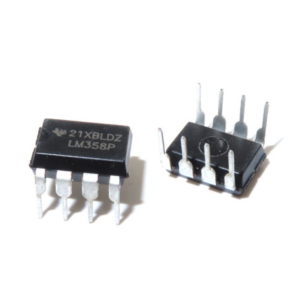 Lm358 LM358P LM358N DIP-8 Dual-Channel คอมพิวเตอร์เครื่องขยายเสียงชิป IC