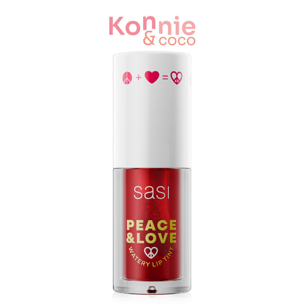 SASI Peace & Love Watery Lip Tint 5g ศศิ ลิปทินท์เนื้อน้ำโปร่งแสง.