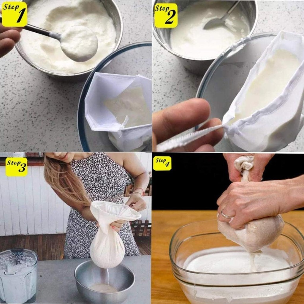 ถุงกรองนมถั่วเหลือง-ถุงความเครียดไนลอนตาข่ายละเอียดแบบใช้ซ้ําได้-กรองอเนกประสงค์สําหรับกรองกากไวน์, เอนไซม์, น้ําผึ้ง, น้ําผัก - รูปที่ 6